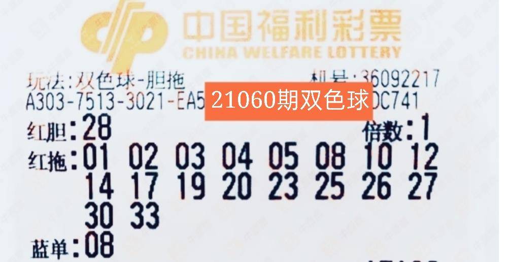 双色球21048期晒票，梦想与幸运的璀璨碰撞